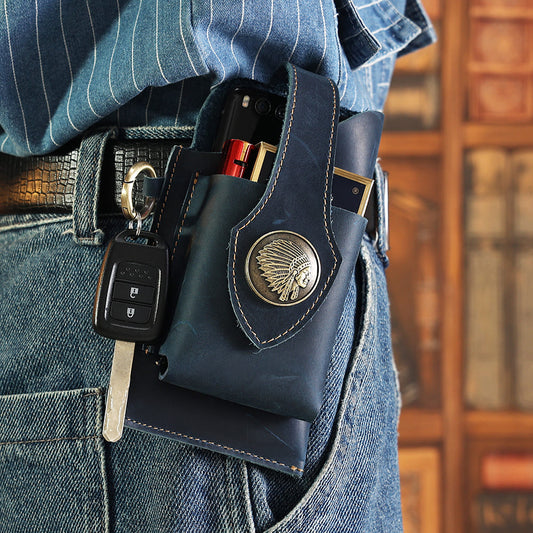Multifunctional Leather Phone Bag