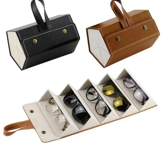 Foldable glasses case (5 in 1 organizer)